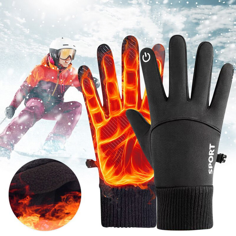 Ski Glove Waterproof - Gants d'hiver chauds, imperméables, coupe-vent, pour