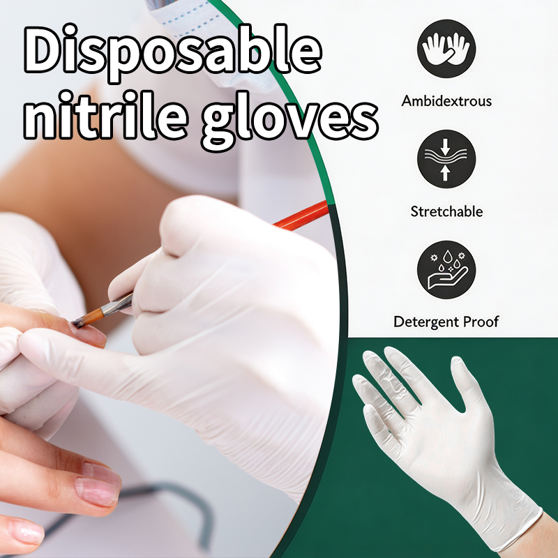 Nitrile Mechanic Glove - 10/50/100/200/400 pièces de gants jetables en
