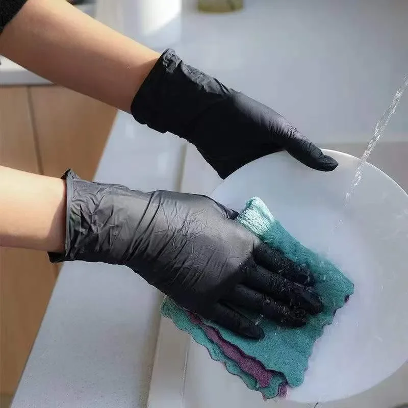 Gants jetables noirs en nitril - Nitrile Mechanic Glove avis et prix