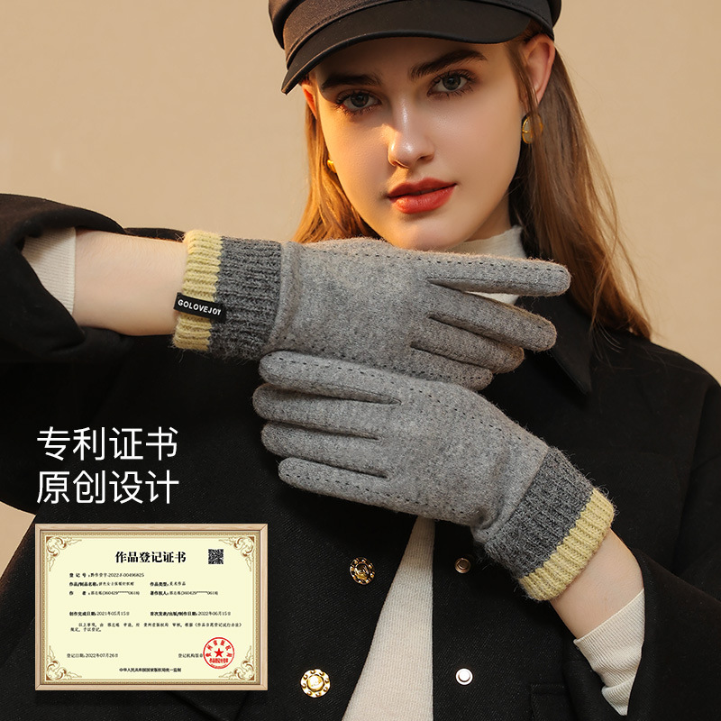 Nouveaux gants d'hiver pour fe - Wool Glove Lined avis et prix