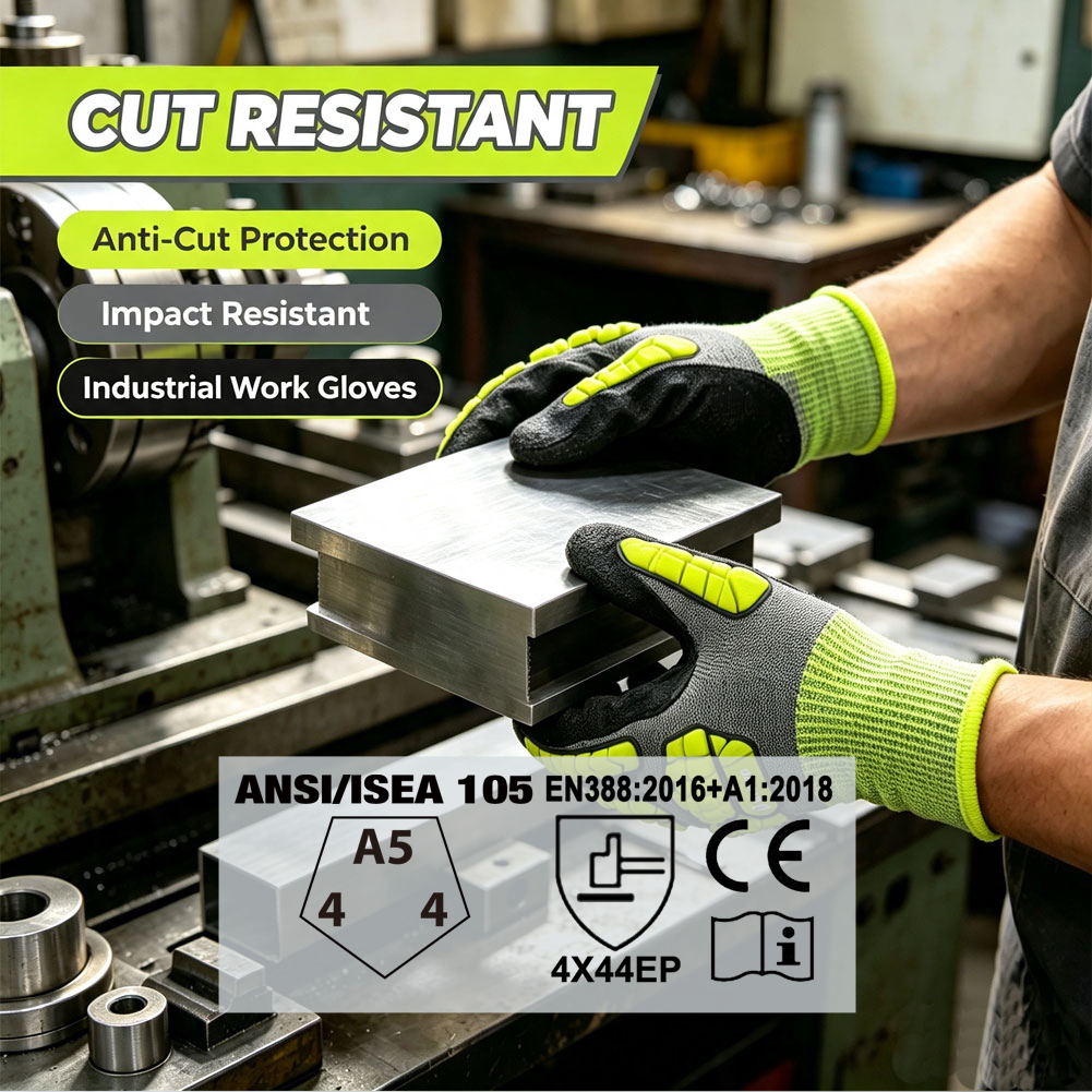 Gant de travail de sécurité an - Work Glove Impact avis et prix