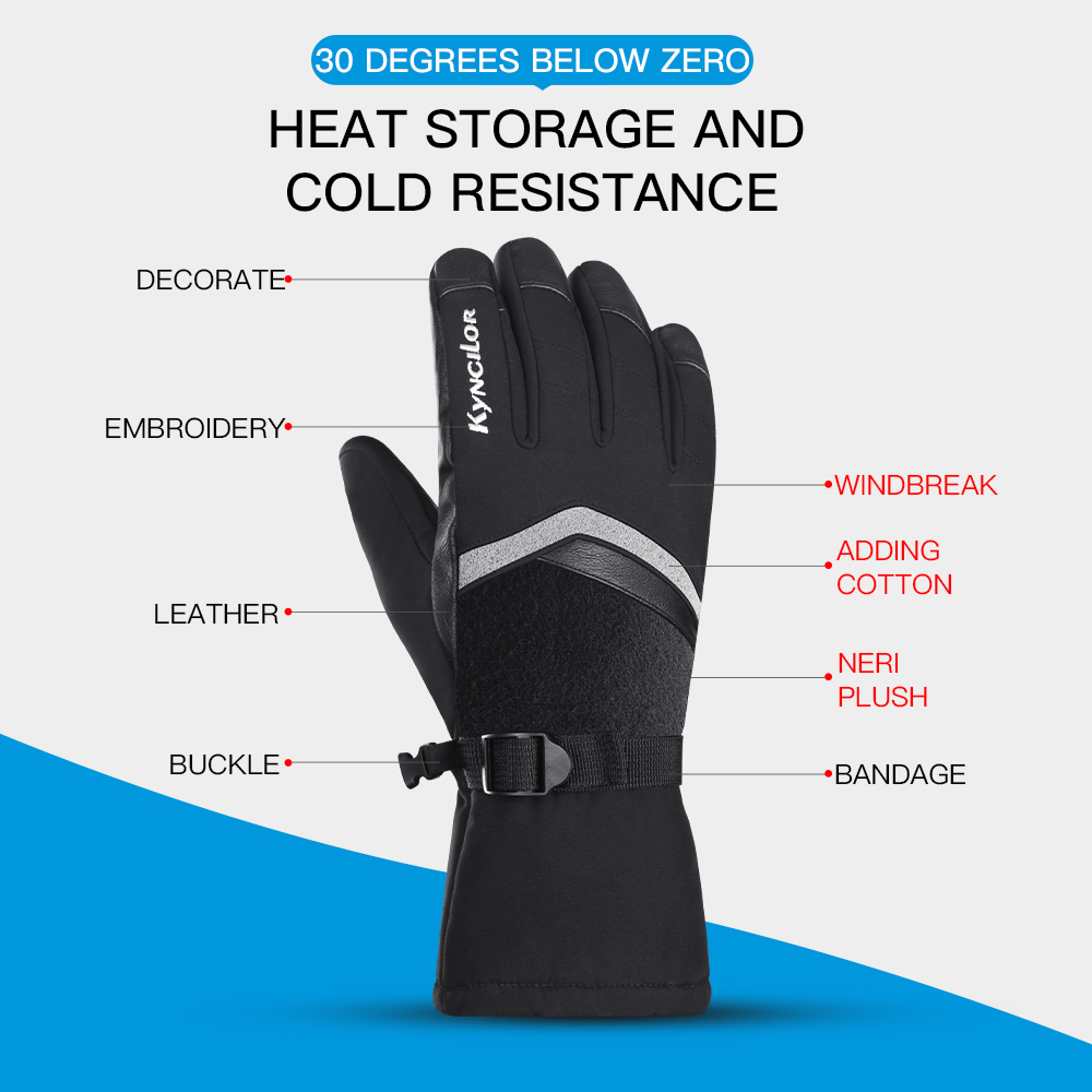 Gants d'hiver pour cyclisme en - Ski Glove Waterproof avis et prix